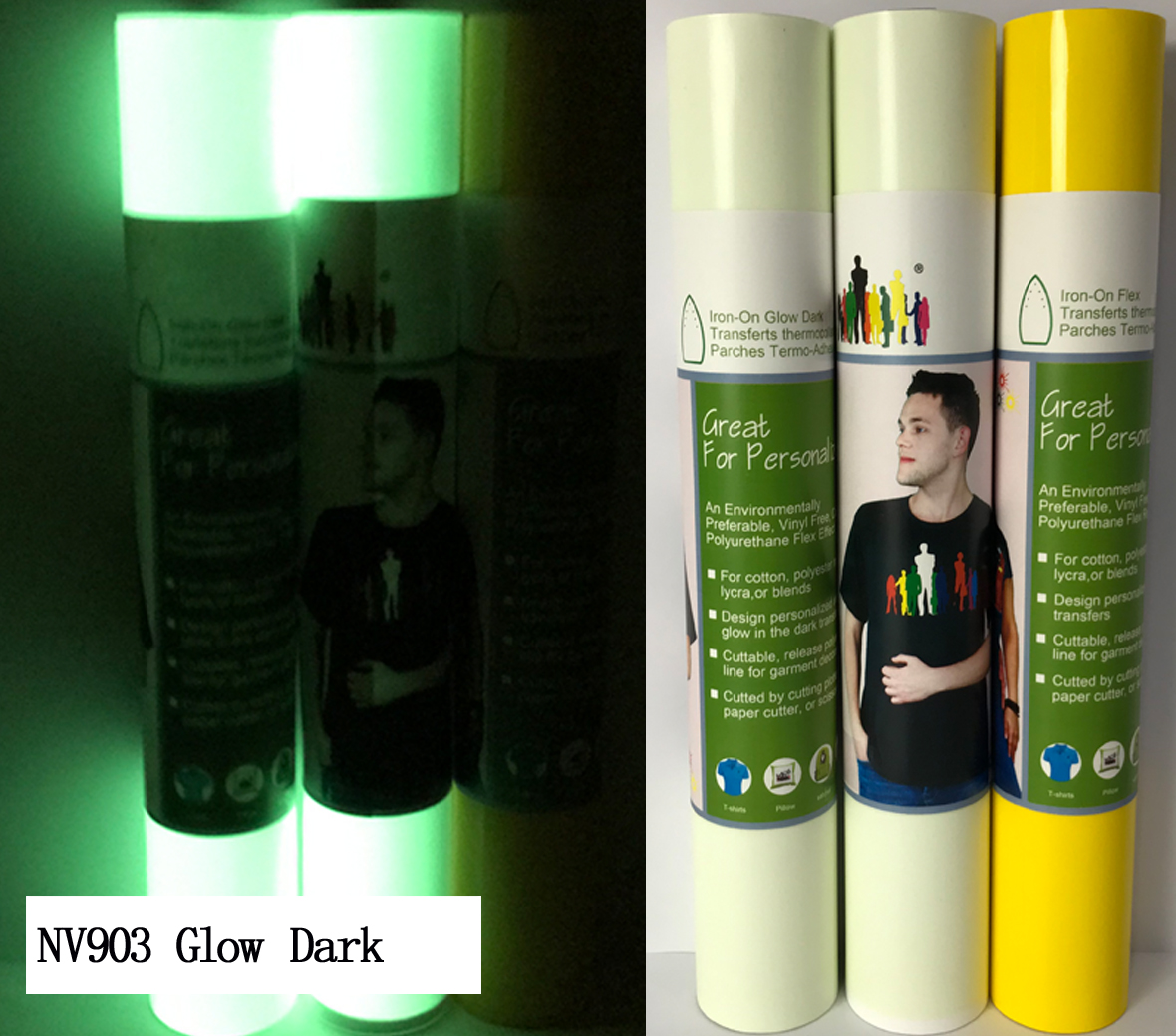 可切割传热 PU Flex 效果