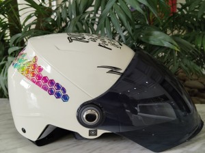 Digital printing presses for printing on Safety Helmets!
