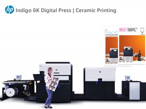 HP Indigo 6K Digital Press for Ceramic Printing