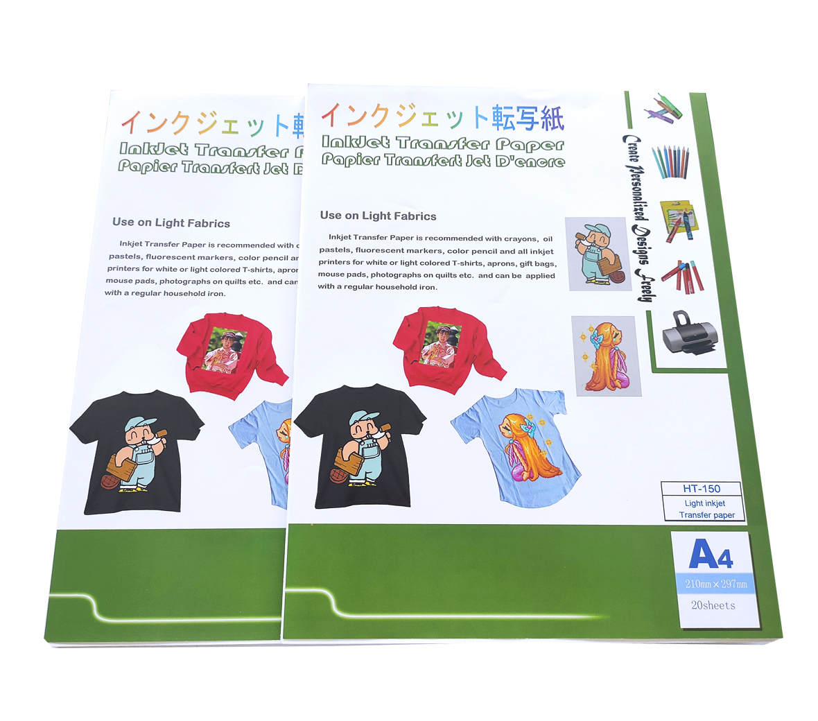 轻型喷墨转印纸(冷/热剥离)