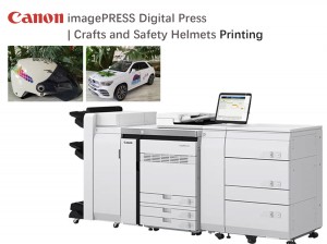 canon imagepress V800 Crafts and Safety Helmets Printing