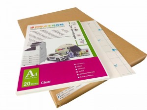 water slide decal paper clear 3