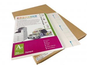 water slide decal paper opaque 3