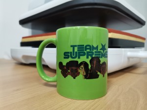 亮面绿色陶瓷马克杯 KM C221+ Q